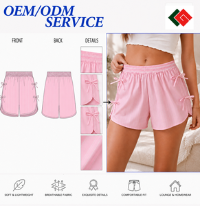 Fabricante de Ropa Corta para Mujer en Vietnam, Servicio de Etiquetado Personalizado OEM/ODM, 100% Poliéster Transpirable, Ropa Urbana - Product Image 3
