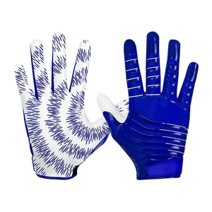 Custom High Performance Lightweight Waterproof Unisex American Football <b>Gloves</b> <b>for</b> Outdoor Use Silicone Palm - Product Image 3