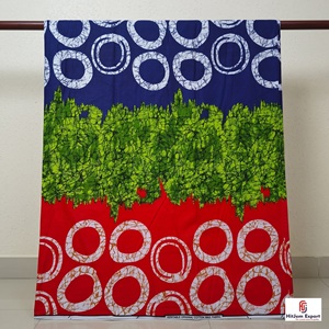 Wholesale Luxury African Wax Print Cotton Fabric Wedding Textile Custom Fabric OEM ODM Manufacturer Factory Export Supplier - Product Image 5
