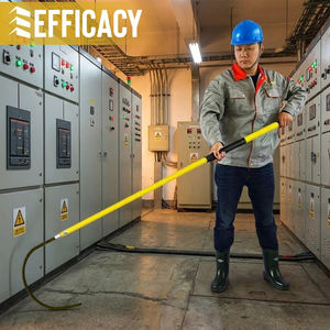 Gancho de Rescate Eléctrico de Fibra de Vidrio Aislante de Alto Voltaje de 11 kV, 7 Pies de Largo, con Tablero de Señalización y Kit de Instalación - Product Image 6