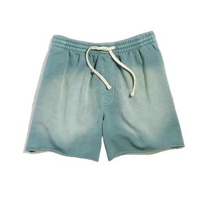 กางเกงขาสั้นชายลำลองเอวกลาง สั่งทำโลโก้ได้ แห้งเร็ว ระบายอากาศดี สไตล์วินเทจ ล้างสีแบบแอซิด บริการ OEM - Product Image 1