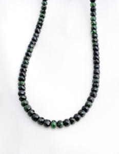 ลูกปัดทัวร์มาลีนสีเขียวธรรมชาติทรงเหลี่ยม 1 เส้น อัญมณีธรรมชาติ สำหรับทำเครื่องประดับชั้นดี อัญมณีสำหรับทำเครื่องประดับ - Product Image 2