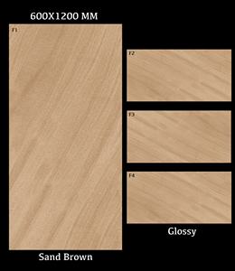 Azulejos de Porcelana Pulida Modernos de 60x120 cm, Color Marrón, Resistentes al Ácido, Antideslizantes, Diseño Elegante para Pisos y Paredes, para Proyectos Hoteleros - Product Image 2