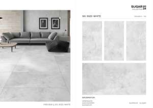 กระเบื้องพอร์ซเลนคุณภาพส่งออก ขนาด 60x120 ซม. แผ่นใหญ่ สำหรับงานตกแต่งภายในหรูหราและโครงการเชิงพาณิชย์ - Product Image 5