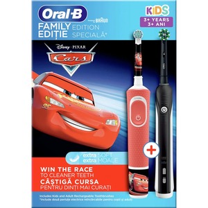 Oferta Especial: Cepillo de Dientes Eléctrico Recargable Oral B D100 Edición Especial para Niños con Cerdas Suaves para el Cuidado Bucal Diario - Product Image 5