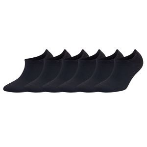Chaussettes de sport décontractées respirantes en bambou pour hommes, 6 paires, design discret et doux - Product Image 1