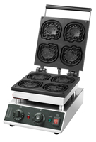 GD-2300 CE certifié Hello Kitty a formé la source électrique d'acier inoxydable de machine de gaufre
