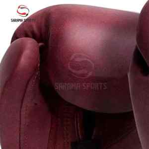 Concevez vos propres gants de boxe en cuir professionnels 10oz avec logo personnalisé, respirants, couleur personnalisée, fermeture auto-agrippante - Product Image 5