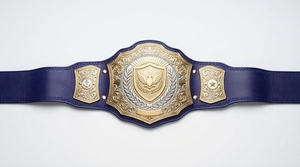 Cinturón de Campeonato Personalizado OEM, Trofeo Deportivo, Cinturón Metálico Chapado en Oro y Plata, Diseño de Logotipo Personalizado - Product Image 4