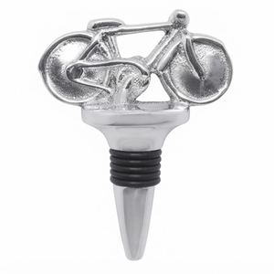 Food-Grade Metal Bicycle Wine <b>Bottle</b> <b>Stopper</b> Zinc Alloy Reusable Vacuum Wine Saver Unique Cyclist Gift And Novelty Barware - Product Image 1