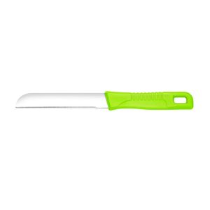 Sharp <b>plain</b> stainless steel knife durable cutting <b>tool</b> designed for precision slicing versatile kitchen and household utility - Product Image 1