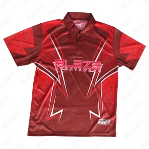 Blaze Fight Wear Polo al por mayor camiseta personalizada hombre Polo verano transpirable diseño Logo impresión hombres PoloMen camisetas - Product Image 1