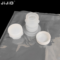 Sac d'emballage liquide JIJID transparent de qualité alimentaire BIB avec bouchon, étanche pour jus, huile, bière, eau minérale