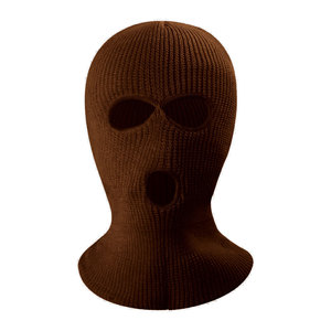 Vente en gros usine – Cagoule de ski 3 trous, masque d'hiver, balaclava, pour sports, cyclisme, pêche, imperméable, coupe-vent, unisexe, adulte, 100 % - Product Image 3