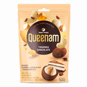 Drajees de Lujo Fancy Foods: Venta al por Mayor Directa de Fábrica, Tiramisú con Chocolate, Almendras, Anacardos y Nueces de Macadamia 150G HALAL OEM/ODM ¡Oferta Caliente! - Product Image 1