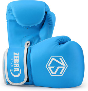 Gants de boxe en cuir PU de haute qualité avec logo personnalisé, 12 oz, pour Muay Thai, Kickboxing, entraînement MMA - Zebra Sports - Product Image 5