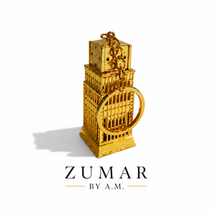 Luxury 6ml Metal Keychain <b>Perfume</b> Bottle Zumar A.M. Portable Non-Alcoholic Attar Gift Fancy <b>Mini</b> Refillable Travel Fragrance - Product Image 2