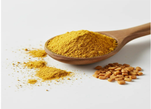 Polvo de Semillas de Fenogreco, Especia de Fenogreco Entera, Polvo de Methi Molido para Sazonar y Uso en Alimentación - Product Image 3