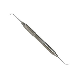 Ensemble d'instruments dentaires double extrémité de qualité médicale en acier inoxydable de haute qualité Nebraska 128 : détartreur et explorateur dentaire - Product Image 2
