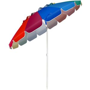 Parasol de plage portable de 8 pieds avec ancre de sable et mécanisme d'inclinaison - Product Image 4