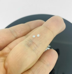 Diamante de laboratorio (-2 BAG) 0.8-1.2mm CVD Blanco Redondo Suelto D E F VVS VS Corte Brillante Redondo Diamante Cultivado en Laboratorio para Joyería - Product Image 4