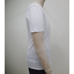T-shirt en coton uni pour homme, coupe classique, tissu respirant, vêtement décontracté pour l'été, confort quotidien, style moderne et look urbain - Product Image 6