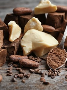 Manteca de Cacao Cruda de Grado Alimenticio Pura, 100% Ingredientes de Cacao, Sin Refinar, Sin Desodorizar, en Caja con Revestimiento de PE, Venta Directa del Fabricante, 25 kg - Product Image 2