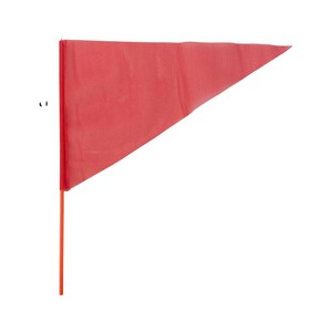 Drapeau rectangulaire personnalisé en polyester avec emblème haricot, mât en acrylique, imprimé numériquement, promotionnel, pour usage extérieur, couleur - Product Image 4