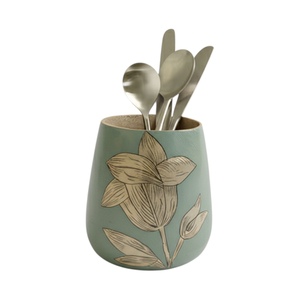 Iris Cutlery Holder Elegant Office Decor And Accessories Perfect <b>For</b> <b>Organizing</b> <b>Kitchen</b> Utensils Dining Tableware Or Stylish - Product Image 2