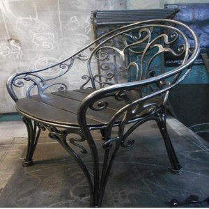 Outdoor Wrought Iron Table and Chairs <b>Set</b> for Garden Balcony Patio <b>Dining</b> Furniture <b>with</b> Custom Design Options - Product Image 5