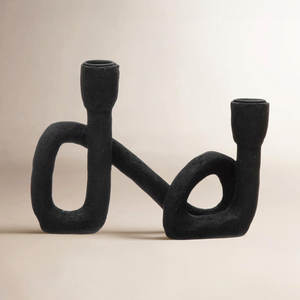 Ensemble de 3 bougeoirs en métal pour restaurants, hôtels, présentoirs d'angle au sol, salons, chambres et fêtes de mariage - Product Image 3