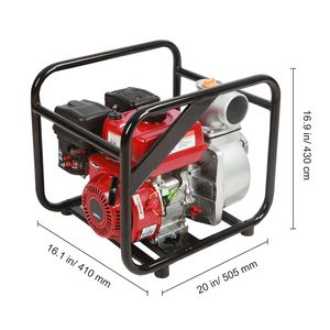 Pompa Acqua a Benzina 7HP 265 GPM, Motore a 4 Tempi, Pompa di Trasferimento Fanghi, Sollevamento 142ft, Aspirazione 22ft, per Sistemi di Irrigazione Agricola - Product Image 4