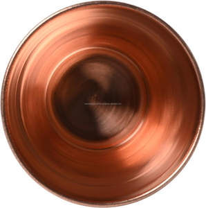Metal Copper <b>Drinkware</b> Copper Tumbler, LACQUERED-FREE, UNLINED and UNCOATED - 550 Ml, for Ayurveda Health Benefits - Product Image 4