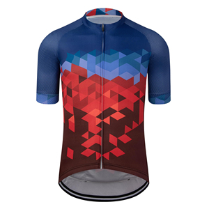 Maillot de cyclisme personnalisé pour homme à manches courtes, imprimé, respirant, pour vélo de route, vêtements de sport en plein air, tenue de course - Product Image 1