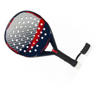 Raquettes de padel en fibre de carbone premium, mousse EVA dure 18k, finition mate, pour adultes, entraînement professionnel, forme goutte d'eau - Product Image 4