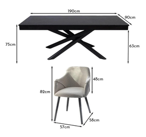 Levadura de Olla ชุดโต๊ะอาหารไม้สักแท้แบบเรียบง่าย - Product Image 6