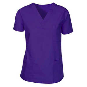 Professional Custom OEM ODM Fashion Nurses <b>Scrub</b> Sets High Elastic Solid Color Medical Spandex Slim <b>Plus</b> <b>Size</b> Unisex - Product Image 5