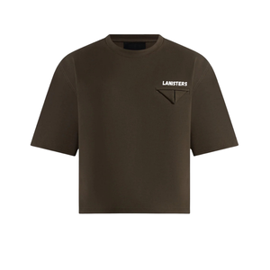 Mens O Neck Short Sleeve <b>T</b> <b>Shirts</b> Chest Patch <b>Pocket</b> Boxy Relaxed Fit Casual Streetwear Wholesale Custom OEMs Cotton Jersey Tees - Product Image 6