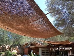 Eco-friendly Natural Coir Shade Sail <b>For</b> Patio & Pergola | UV Protection Organic Coir Mesh <b>Screen</b> - Product Image 2