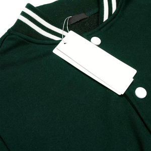 Veste décontractée pour homme en laine à col montant avec logo frontal, design classique, pour un style urbain moderne, coupe confortable, idéale pour le quotidien - Product Image 5