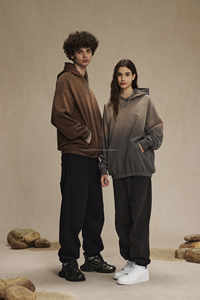 Pull 100% coton pour hommes en détresse, sweat à capuche de luxe, poids lourd, sweat à capuche lavé à l'acide, grande taille, sweat à capuche pour hommes - Product Image 5