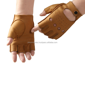 Gants de conduite en cuir rétro vintage, gants de voiture classiques de luxe, antidérapants, en cuir souple, au prix d'usine - Product Image 3