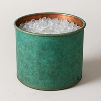 Bacs à glace en cuivre, idéaux pour garder une grande quantité de boissons fraîches pour les invités, les hôtels et les restaurants, refroidissement de boissons en gros.