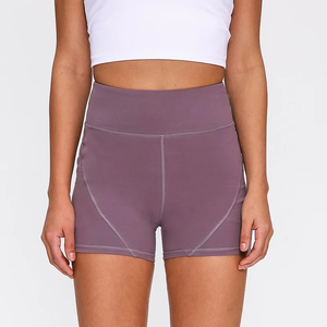 <b>Women</b> Fitness Yoga <b>Shorts</b> Comfortable Fit Supplier <b>Women</b> Premium Gym Yoga <b>Shorts</b> Factory <b>Women</b> Fitness Yoga <b>Shorts</b> - Product Image 4