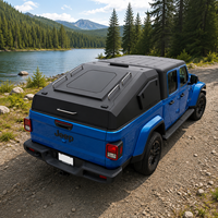 Caja de Carga Rígida de Aluminio para Ford F-150 con Techo Deslizante y Ventanas con Cierre para Cama de 6.5 pies