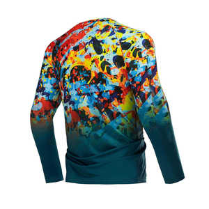 เสื้อตกปลาแขนยาวคุณภาพสูง Kivotech UPF50 โพลีเอสเตอร์สำหรับผู้ชาย ป้องกันรังสียูวีจากแสงแดด - Product Image 6