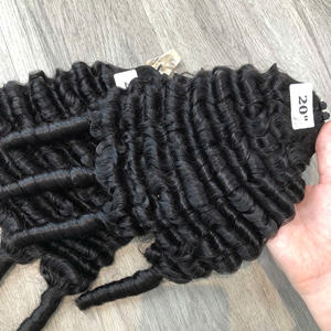 Extensiones de cabello humano vietnamita de donante crudo Fancy Curl de calidad superior Color natural Cutícula Virgen intacta Libre de químicos - Product Image 1