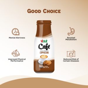 เครื่องดื่มกาแฟคาปูชิโน่ (เมล็ดกาแฟอาราบิก้า) 280มล. ตัวอย่างฟรีฉลากส่วนตัวซัพพลายเออร์ขายส่ง (OEM, ODM) - Product Image 4