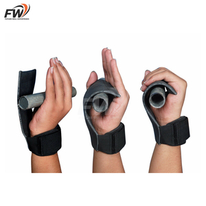 Agarraderas de palma de PVC de caucho natural extra resistentes, duraderas y negras para culturismo, levantamiento de pesas, protección integral Geo - Product Image 3