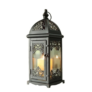 Antique Indian Metal <b>Candle</b> Lantern with Rustic Finished for Home Decoration Comfortable Interiors & Cozy Evening <b>Settings</b> Decor - Product Image 1